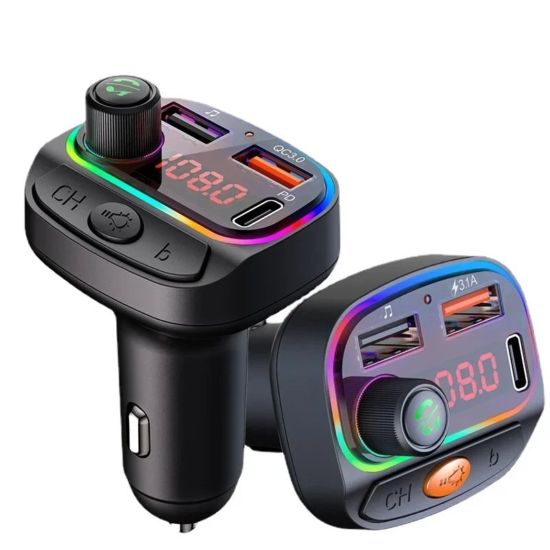 Car MP3 Bluetooth Player C14/C15 Ambient Lighting PD/QC3.0 Fast Charging Bluetooth Hands-free FM Transmitter
Car MP3 Bluetooth Player C14/C15 Ambient Lighting PD/QC3.0 Fast Charging Bluetooth Hands-free FM Transmitter