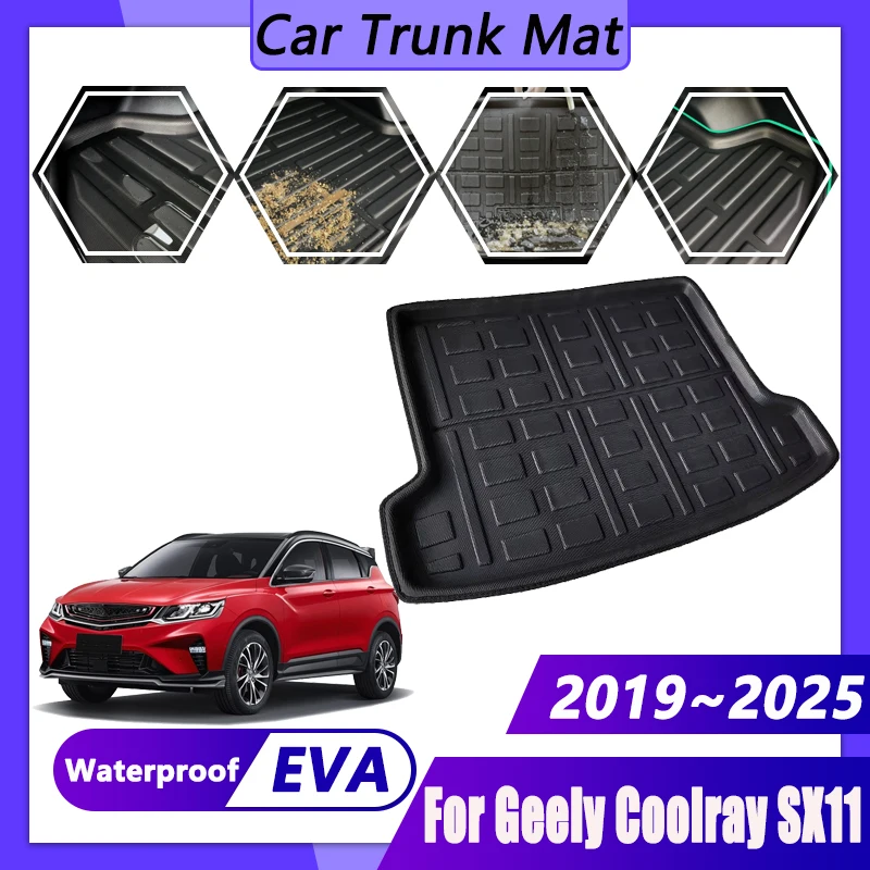 Аксессуары для Geely Coolray SX11 BelGee X50 2019 ~ 2025 Коврик для багажника автомобиля Задний багажник Грузовой багажник Водонепроницаемый коврик для хранения 3D EVA
Аксессуары для Geely Coolray SX11 BelGee X50 2019 ~ 2025 Коврик для багажника автомобиля Задний багажник Грузовой багажник Водонепроницаемый коврик для хранения 3D EVA