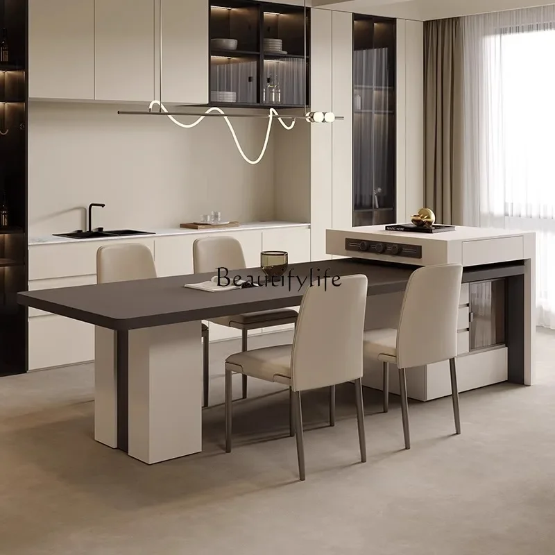 FG40Shimadai Italian light luxury dining table integrated home high-end kitchen restaurant rock slab Nakajima dining table
FG40Shimadai Italian light luxury dining table integrated home high-end kitchen restaurant rock slab Nakajima dining table