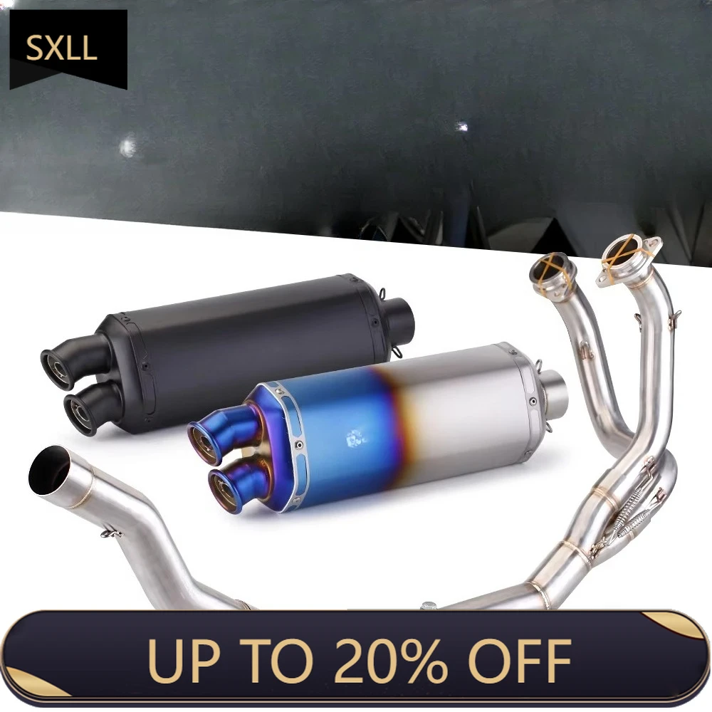 SXLL For double cylinder CRF1000 CRF1000L double hole muffler full exhaust modified front exhaust pipe 16-19 years
SXLL For double cylinder CRF1000 CRF1000L double hole muffler full exhaust modified front exhaust pipe 16-19 years