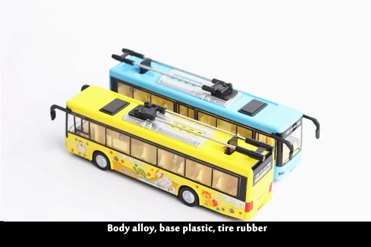 Exquisite voice broadcast bus alloy car model simulation metal die-casting sound and light pull back model
Exquisite voice broadcast bus alloy car model simulation metal die-casting sound and light pull back model