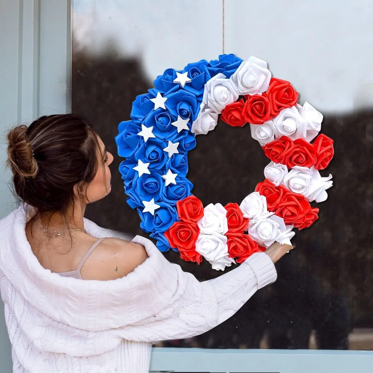 Independence Day Wreath July 4Th Wreath Patriotic Americana Wreath 14.56in Handcrafted Memorial Day Wreath Festival
Independence Day Wreath July 4Th Wreath Patriotic Americana Wreath 14.56in Handcrafted Memorial Day Wreath Festival