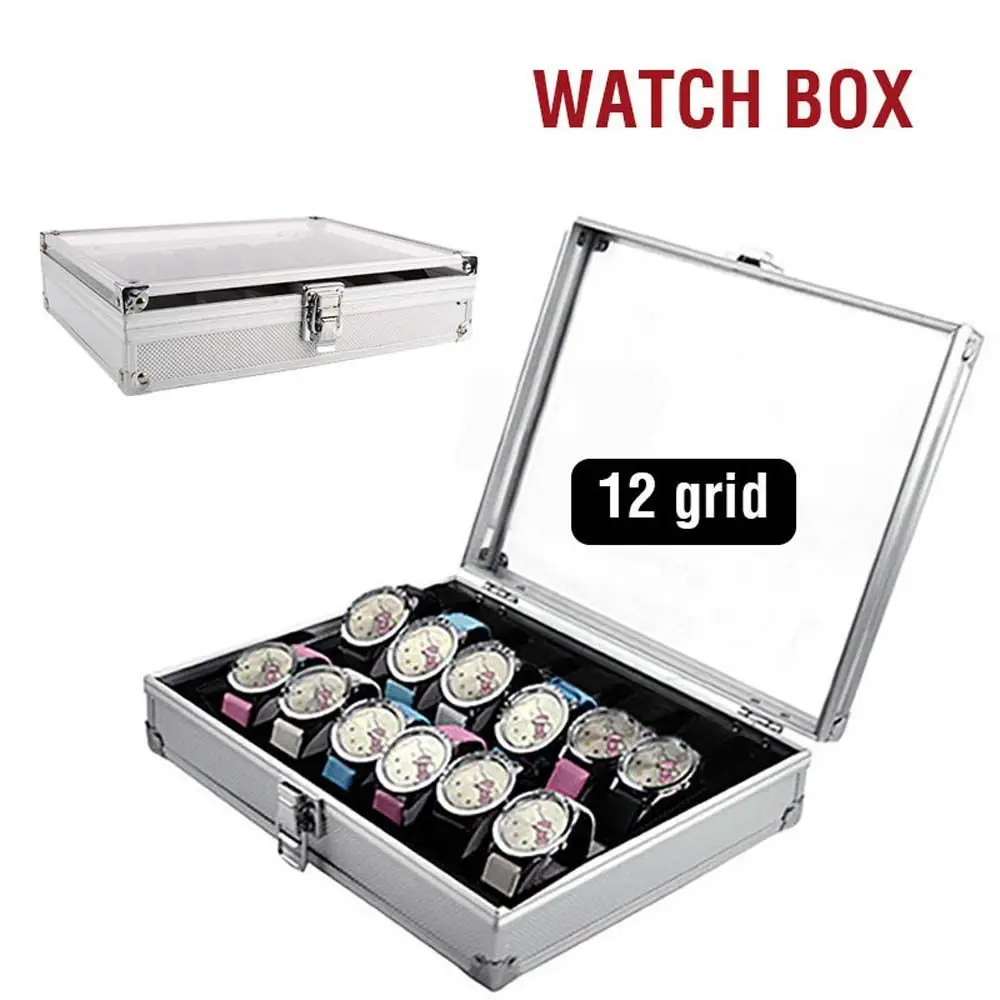 High Quality Luxury Storage Box Jewelry Box Aluminium Alloy Watch Box Watch Holder Wristwatch Case Bracelet Display
High Quality Luxury Storage Box Jewelry Box Aluminium Alloy Watch Box Watch Holder Wristwatch Case Bracelet Display