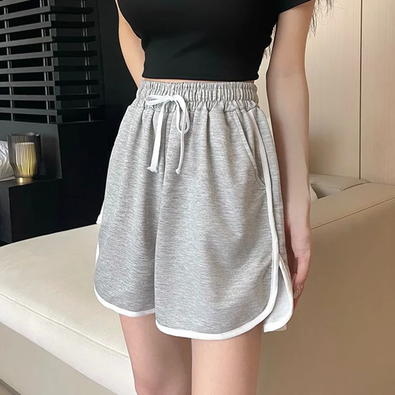 Summer Girls Comfortable Leisure Daily Short Pants Lady High Waist Solid Drawstring Joggers Women Ins Fashion Thin Shorts
Summer Girls Comfortable Leisure Daily Short Pants Lady High Waist Solid Drawstring Joggers Women Ins Fashion Thin Shorts