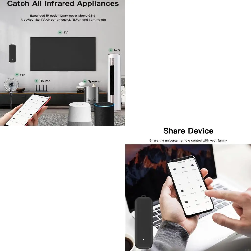 Intelligent WIFI Home Remote Controller Battery Operated Remote Control for Home Automation Low Power Consumption
Intelligent WIFI Home Remote Controller Battery Operated Remote Control for Home Automation Low Power Consumption