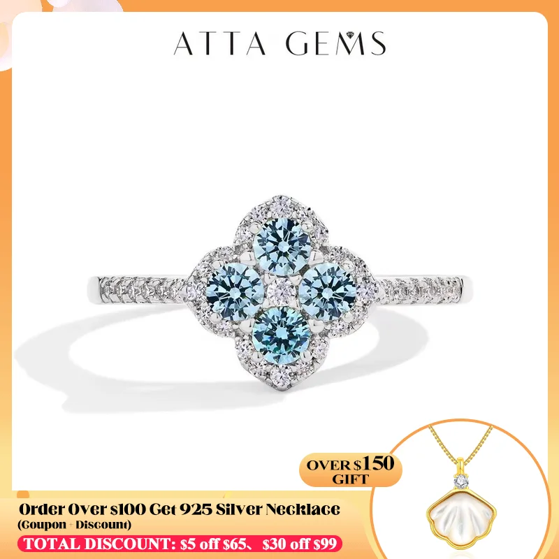 ATTAGEMS Classic Moissanite Rings for Women DVVS1 Color 100% S925 Sterling Silver Engagement Wedding Party Fine Jewelry Gift New
ATTAGEMS Classic Moissanite Rings for Women DVVS1 Color 100% S925 Sterling Silver Engagement Wedding Party Fine Jewelry Gift New