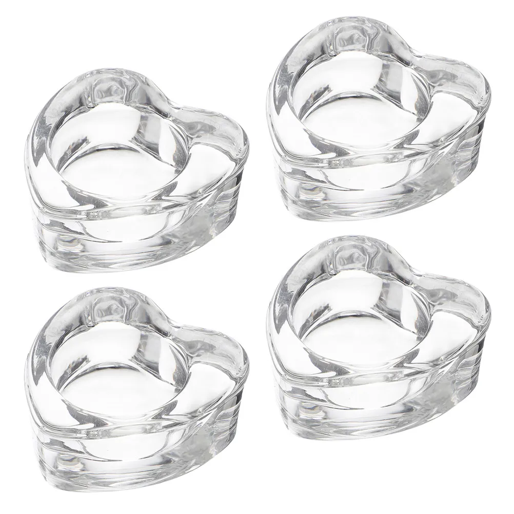 4Pcs Heart Shaped Glass Holder Clear Romantic Tealight Cup for Home Wedding Banquet Table Decoration
4Pcs Heart Shaped Glass Holder Clear Romantic Tealight Cup for Home Wedding Banquet Table Decoration