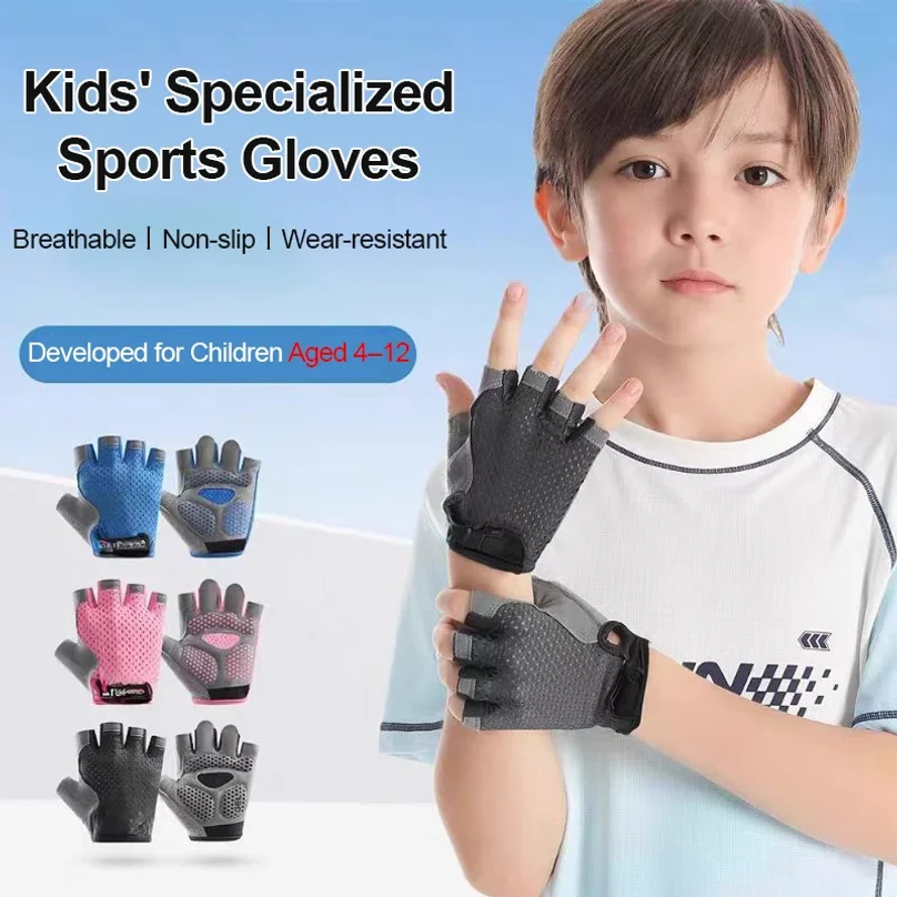 Kids Cycling Gloves Spring Summer Gel Padded Anti-Slip Boy Girl Skateboard Breathable Fitness Workout Children Sports Gloves
Kids Cycling Gloves Spring Summer Gel Padded Anti-Slip Boy Girl Skateboard Breathable Fitness Workout Children Sports Gloves