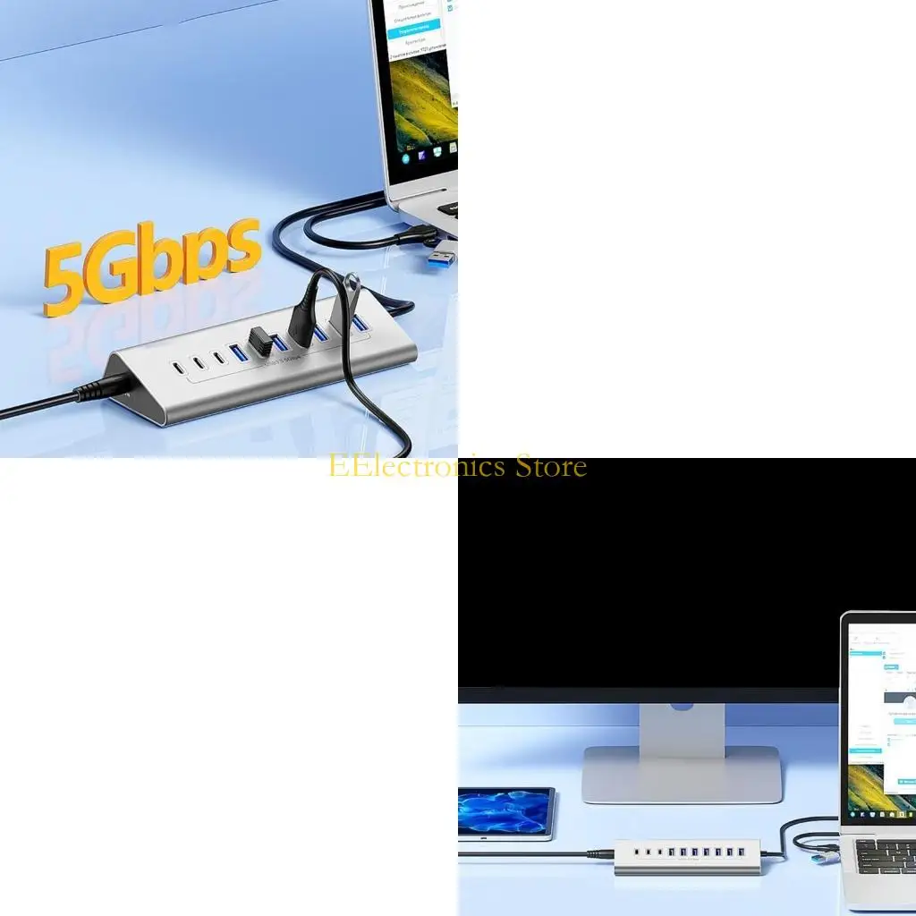 B03C USB3.0 Концентратор Тип C Концентратор Несколько USB-разветвителей 7/10-портовый адаптер питания с несколькими
B03C USB3.0 Концентратор Тип C Концентратор Несколько USB-разветвителей 7/10-портовый адаптер питания с несколькими