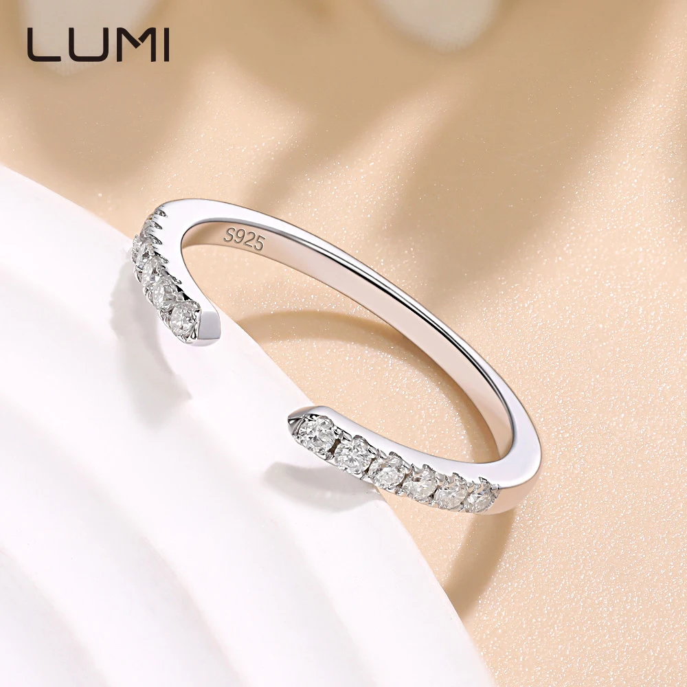 Классическое серебряное кольцо LUMI с 6 когтями и 1 каратами из муассанита S925 для лабораторной бриллиантовой вечеринки, юбилея, подарок на день рождения, обручальные украшения 
Классическое серебряное кольцо LUMI с 6 когтями и 1 каратами из муассанита S925 для лабораторной бриллиантовой вечеринки, юбилея, подарок на день рождения, обручальные украшения