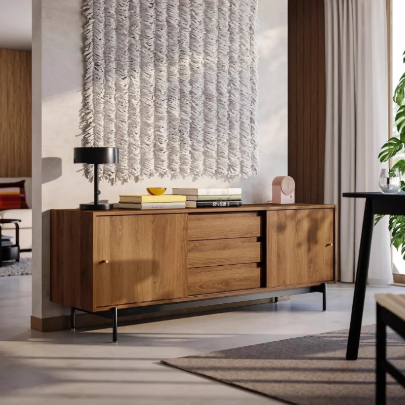 Подставка под телевизор, шкаф для хранения мебели для гостиной, современный минималистичный сервант в средневековом стиле с большим пространством для хранения вещей
Подставка под телевизор, шкаф для хранения мебели для гостиной, современный минималистичный сервант в средневековом стиле с большим пространством для хранения вещей