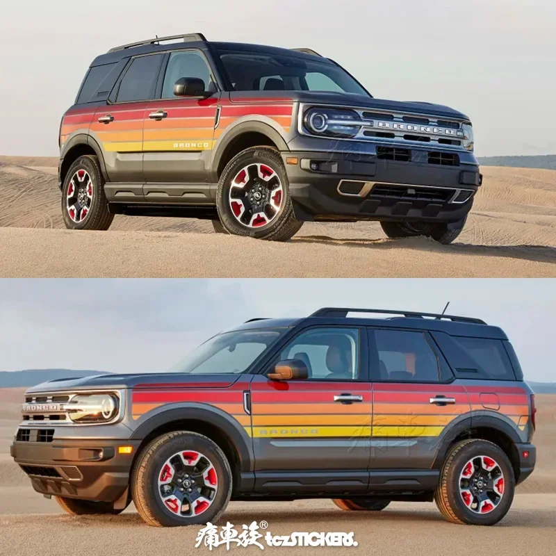 Car Body Side Vinyl Stickers FOR Ford Bronco Sport modification personalized customization Decals
Car Body Side Vinyl Stickers FOR Ford Bronco Sport modification personalized customization Decals