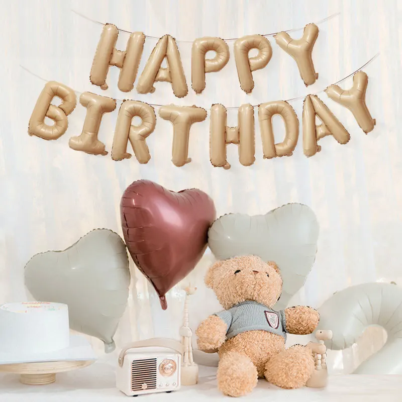16inch Letter HAPPY BIRTHDAY Balloons Children's Birthday Balloon Happy Birthday Party Aluminum Film Balloon Decor Arrangement
16inch Letter HAPPY BIRTHDAY Balloons Children's Birthday Balloon Happy Birthday Party Aluminum Film Balloon Decor Arrangement