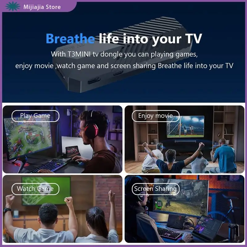 T3mini Smart TV Stick Android 10 Поддержка 4K 3D HD 2,4G Wi-Fi Smart TV Box H.265 1080P Видеомедиаплеер Набор Top Box 1 КОМПЛЕКТ
T3mini Smart TV Stick Android 10 Поддержка 4K 3D HD 2,4G Wi-Fi Smart TV Box H.265 1080P Видеомедиаплеер Набор Top Box 1 КОМПЛЕКТ