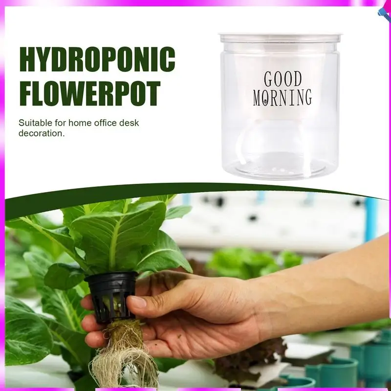 N96R Self-Watering Flowerpot Automatic Water Absorption Succulent Aquaculture Transparent Round Plastic Hydroponic Flowerpot
N96R Self-Watering Flowerpot Automatic Water Absorption Succulent Aquaculture Transparent Round Plastic Hydroponic Flowerpot