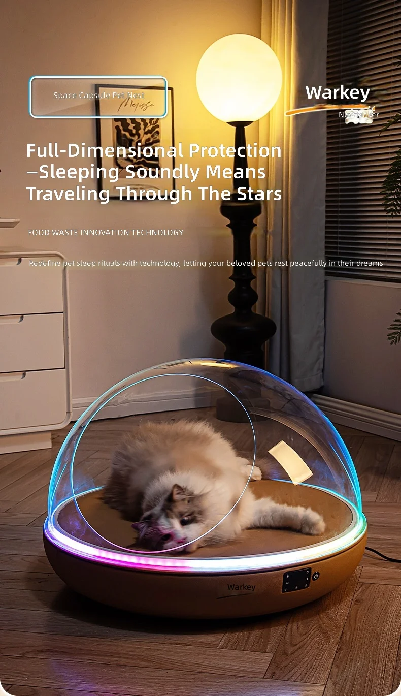 Space capsule cat kennel kennel four seasons can be cooled and heated air conditioner waterproof and anti-scratch pet products
Space capsule cat kennel kennel four seasons can be cooled and heated air conditioner waterproof and anti-scratch pet products
