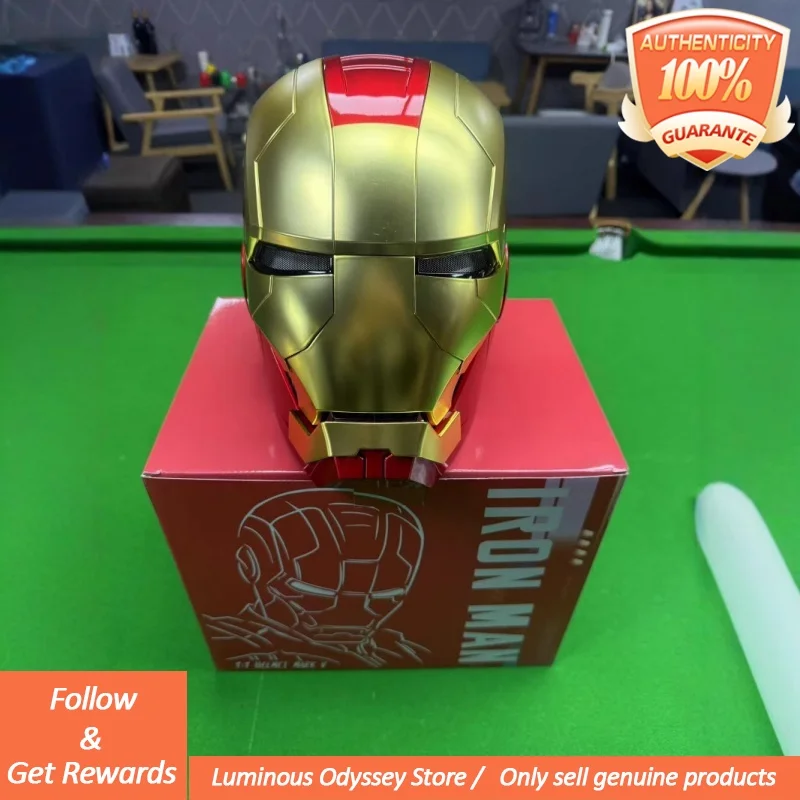 The Avengers 1/1 Iron Man Mk5 Helmet Wearable And Transformable Voice-activated Electric Opening Closing Collection Decoration
The Avengers 1/1 Iron Man Mk5 Helmet Wearable And Transformable Voice-activated Electric Opening Closing Collection Decoration