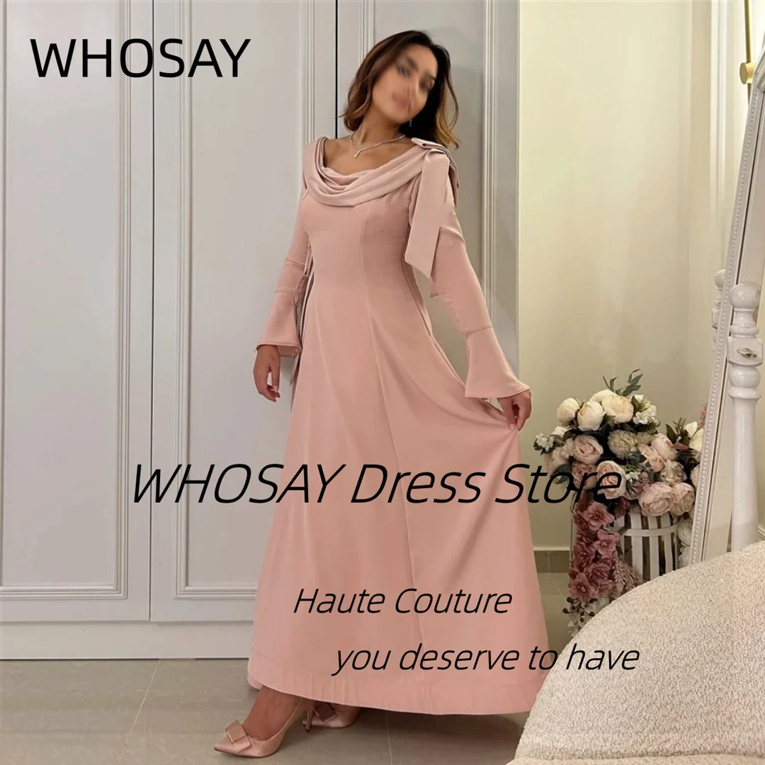 WHOSAY Вечерние платья женские элегантные рюшами с овальным вырезом платье для выпускного вечера по индивидуальному заказу сексуальные платья с длинными рукавами на спине для дня рождения
WHOSAY Вечерние платья женские элегантные рюшами с овальным вырезом платье для выпускного вечера по индивидуальному заказу сексуальные платья с длинными рукавами на спине для дня рождения