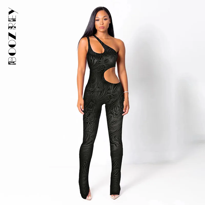 BoozRey Sexy Fashion Hollow Out Sleeveless Stripped Asymmetric One-Shoulder Skinny Split Jumpsuits Streetwear One-Piece Outfits
BoozRey Sexy Fashion Hollow Out Sleeveless Stripped Asymmetric One-Shoulder Skinny Split Jumpsuits Streetwear One-Piece Outfits