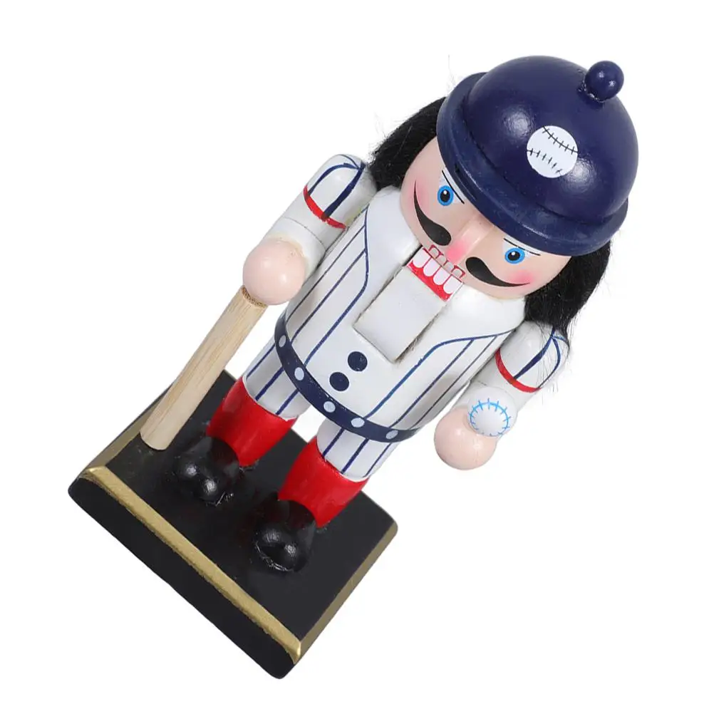 Baseball Decorative Ornaments Home Nutcracker Centerpieces Wooden White Cool Mini Nutcrackers Baseball Soldier
Baseball Decorative Ornaments Home Nutcracker Centerpieces Wooden White Cool Mini Nutcrackers Baseball Soldier