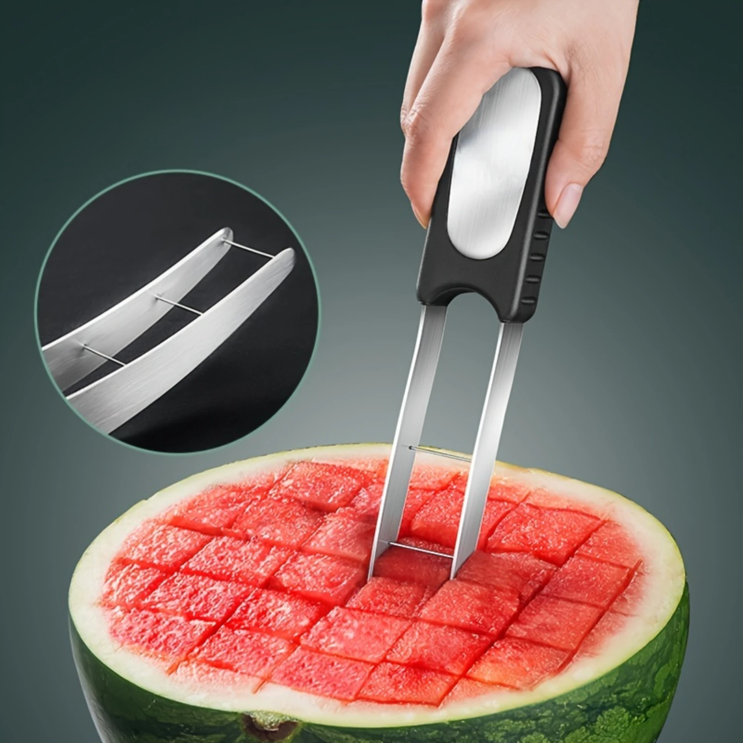 Watermelon Slicer, Creative Watermelon Cutter, Stainless Steel Watermelon Divider, Reusable Watermelon Slicer, Fruit Divider, Ki
Watermelon Slicer, Creative Watermelon Cutter, Stainless Steel Watermelon Divider, Reusable Watermelon Slicer, Fruit Divider, Ki