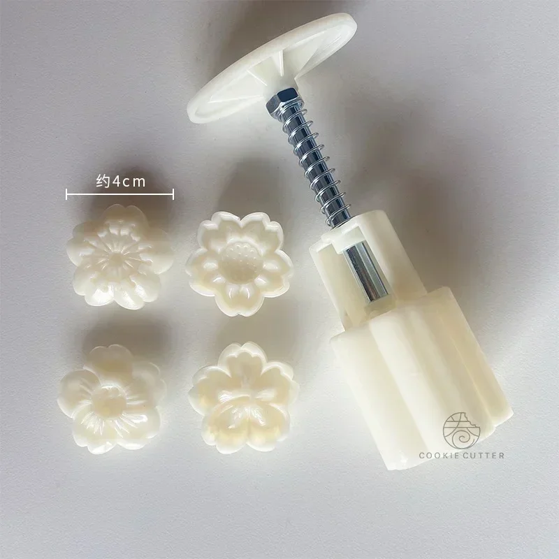 4pcs Flower Mold Pastry Mold Cherry Blossom Rose Pattern Hand Pressing Mold Plunger Pastry Tool Creative Flower Home Baking Tool
4pcs Flower Mold Pastry Mold Cherry Blossom Rose Pattern Hand Pressing Mold Plunger Pastry Tool Creative Flower Home Baking Tool