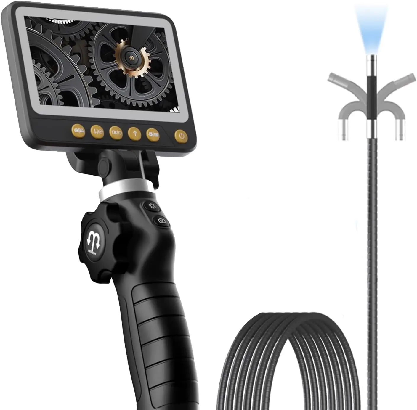 ZX2-D1 0,25-дюймовый шарнирный бороскоп с подсветкой, 5-дюймовая змеиная камера IPS, инструмент для видеоконтроля с 8-кратным зумом — 10 футов
ZX2-D1 0,25-дюймовый шарнирный бороскоп с подсветкой, 5-дюймовая змеиная камера IPS, инструмент для видеоконтроля с 8-кратным зумом — 10 футов