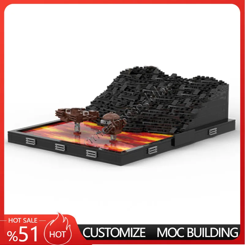 873 шт. MOC Star Battle Series, модель сцены дуэля, строительные блоки, кирпичи, креативная сборка, развивающие игрушки, популярные подарки для детей
873 шт. MOC Star Battle Series, модель сцены дуэля, строительные блоки, кирпичи, креативная сборка, развивающие игрушки, популярные подарки для детей