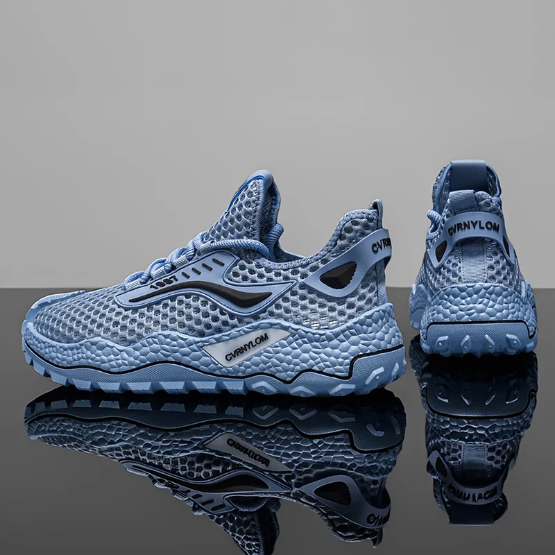 Men Ultra Breathable Hollow Mesh Sneakers Non Slip Outdoor Hiking Trekking Sports Shoes Lightweight Casual Walking Trainers
Men Ultra Breathable Hollow Mesh Sneakers Non Slip Outdoor Hiking Trekking Sports Shoes Lightweight Casual Walking Trainers