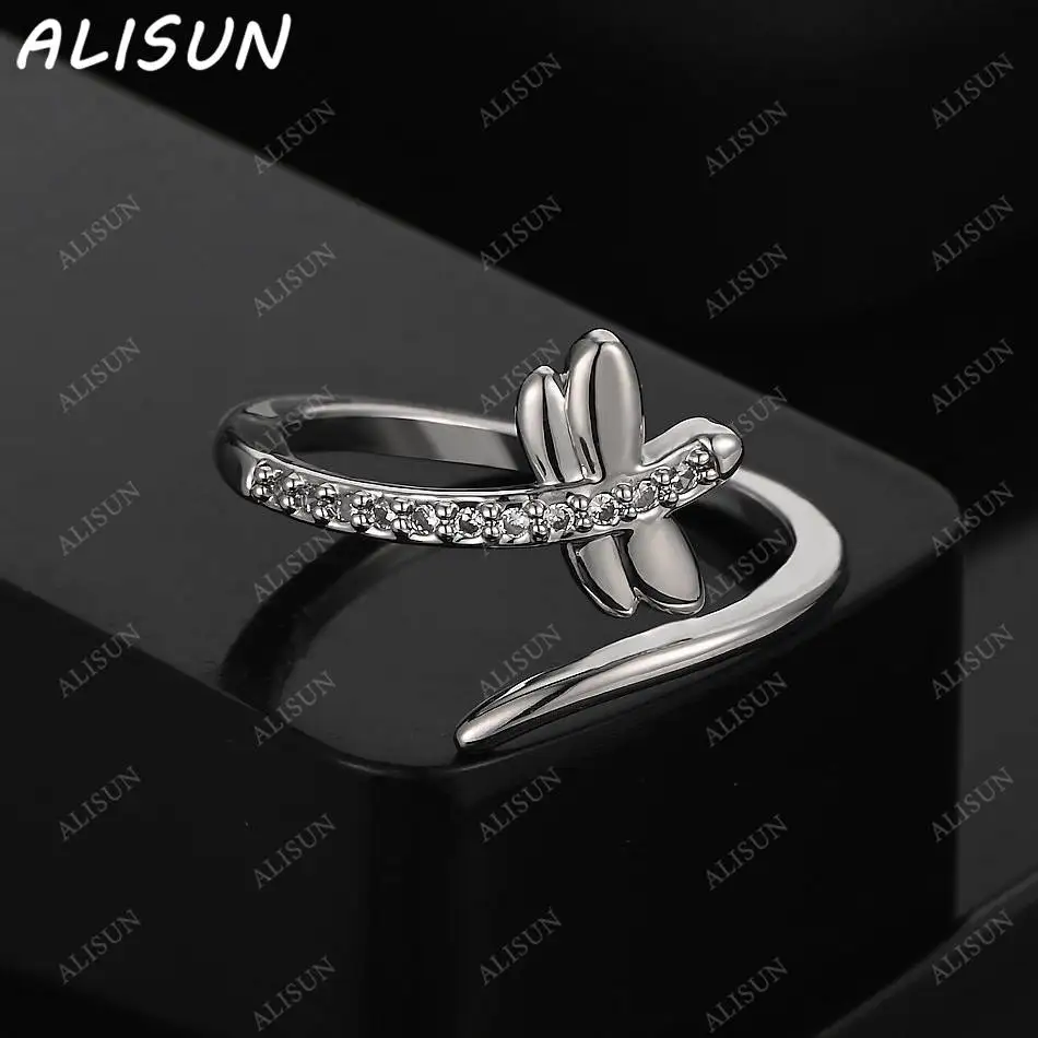 ALISUN 925 Sterling Silver Zircon Dragonfly Wedding Ring For Women Grace Jewelry Trend Fashionable Birthday Party Gifts
ALISUN 925 Sterling Silver Zircon Dragonfly Wedding Ring For Women Grace Jewelry Trend Fashionable Birthday Party Gifts