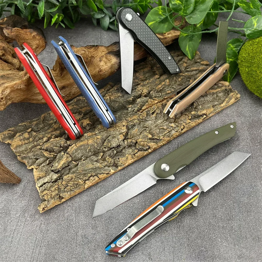 Outdoor Adventure Folding Knife 8Cr13Mov Blade G10 and Carbon Fiber Handle Multi-functional Hunting defense Survival Knives
Outdoor Adventure Folding Knife 8Cr13Mov Blade G10 and Carbon Fiber Handle Multi-functional Hunting defense Survival Knives