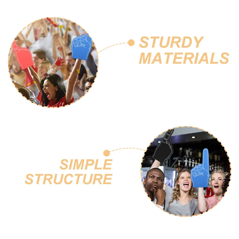 3Pcs Foam Finger Sports Cheer Prop Durable Football Hand Photo Party Fan Accessory Foam Hands Decorative Soccer Finger
3Pcs Foam Finger Sports Cheer Prop Durable Football Hand Photo Party Fan Accessory Foam Hands Decorative Soccer Finger