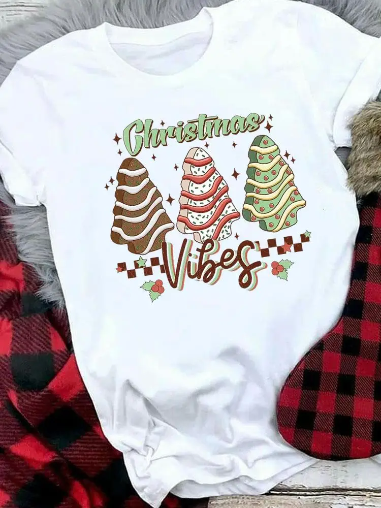 Women Shirt Tree Style Cute 90s Clothing Fashion Print T Top Merry Christmas New Year Festival Holiday Graphic Tee T-shirts
Women Shirt Tree Style Cute 90s Clothing Fashion Print T Top Merry Christmas New Year Festival Holiday Graphic Tee T-shirts