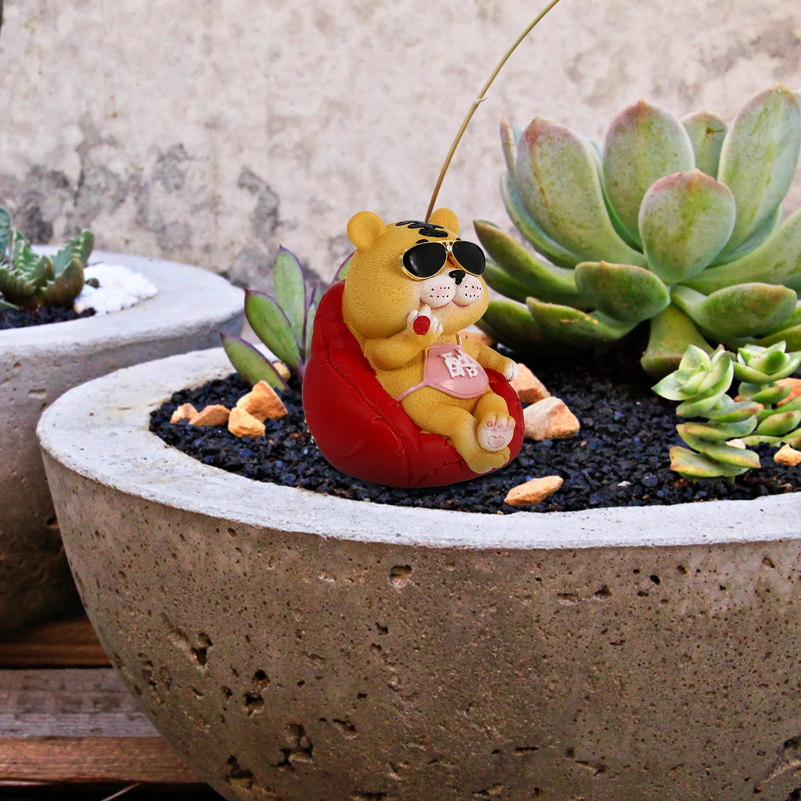 Ornaments Resin Figure Home Decoration Animal Sculpture Statues for Balcony Yard Garden Desk Decor Tiger Shape Decor
Ornaments Resin Figure Home Decoration Animal Sculpture Statues for Balcony Yard Garden Desk Decor Tiger Shape Decor