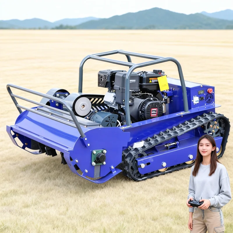 Индивидуальная газонокосилка с дистанционным управлением для сельского хозяйства - CE, сертифицированная EPA, резиновые направляющие, вездеходный робот, машина для резки травы
Индивидуальная газонокосилка с дистанционным управлением для сельского хозяйства - CE, сертифицированная EPA, резиновые направляющие, вездеходный робот, машина для резки травы