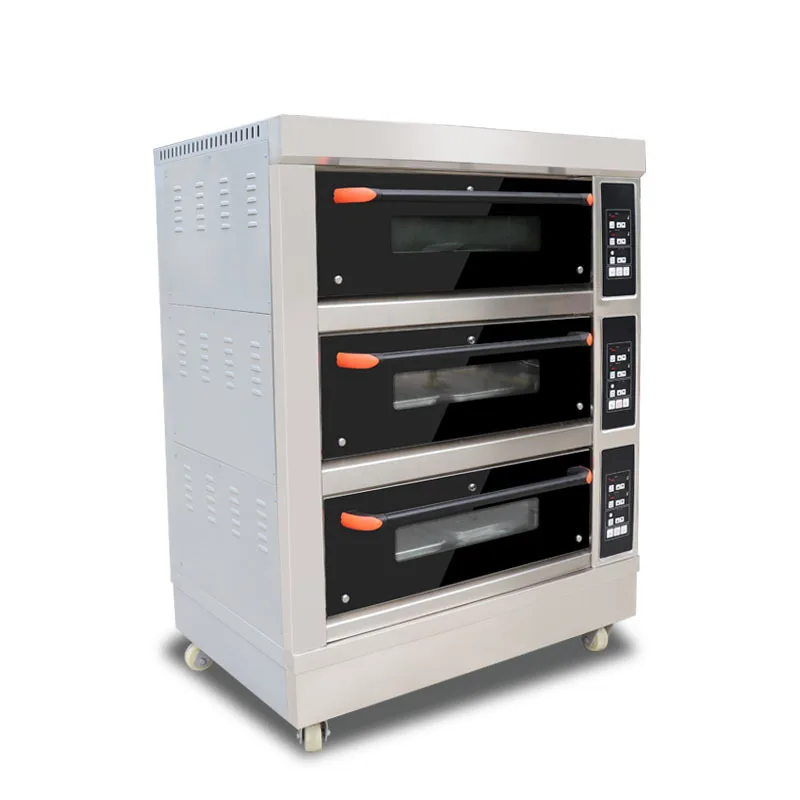 Commercial Oven, Smart Touch Screen Constant Temperature, Three Layers And Six Plates Of Large Baking Equipment, Stainless Steel
Commercial Oven, Smart Touch Screen Constant Temperature, Three Layers And Six Plates Of Large Baking Equipment, Stainless Steel