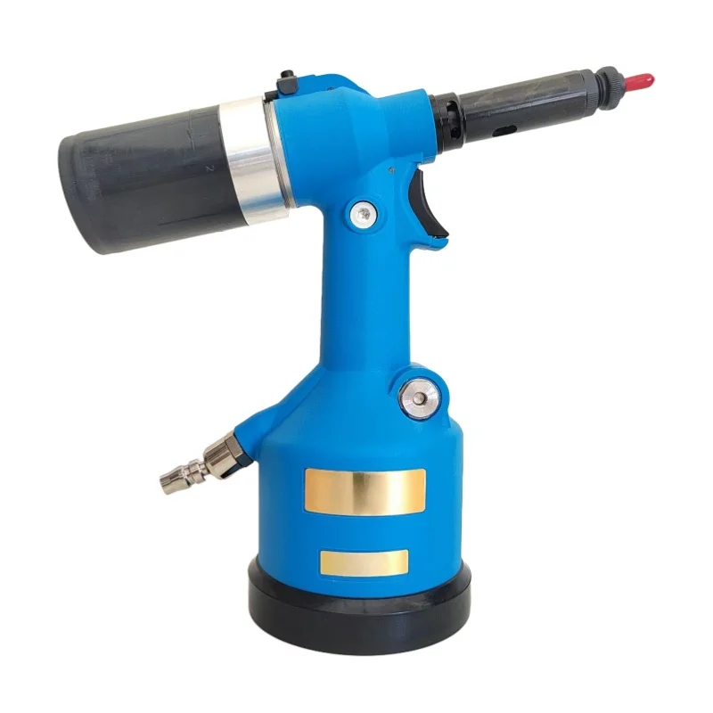 Aluminum pneumatic rivet machine, suitable for M12 rivet nuts, fully automatic manual rivet tool, pulling force 19.1KN
Aluminum pneumatic rivet machine, suitable for M12 rivet nuts, fully automatic manual rivet tool, pulling force 19.1KN