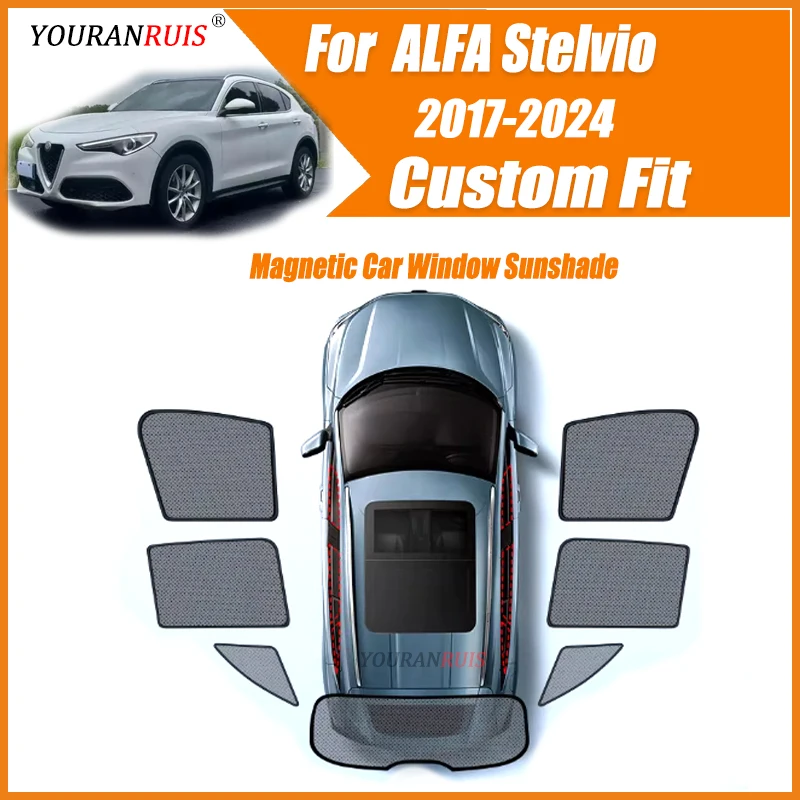 Custom fit Car Windows Sun Shades For ALFA Stelvio 2017-2024 Sunshades Heat insulation Window Car Curtains Visor Accessories
Custom fit Car Windows Sun Shades For ALFA Stelvio 2017-2024 Sunshades Heat insulation Window Car Curtains Visor Accessories
