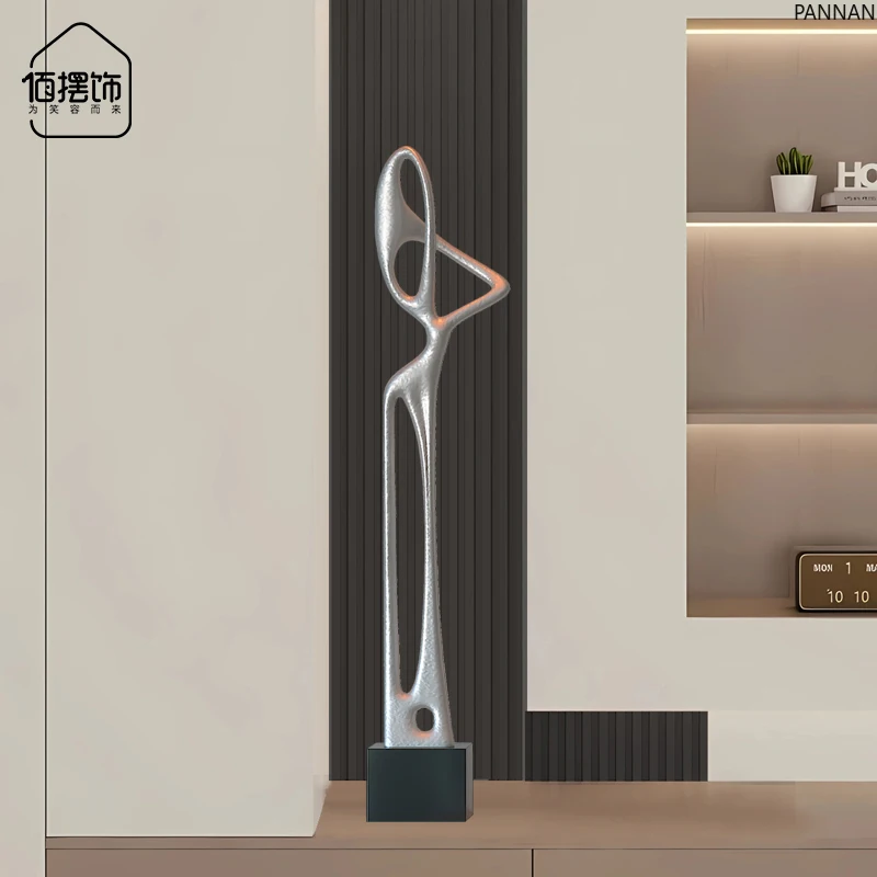 Modern abstract art floor-to-ceiling sculpture decoration hotel lobby villa niche ornament
Modern abstract art floor-to-ceiling sculpture decoration hotel lobby villa niche ornament