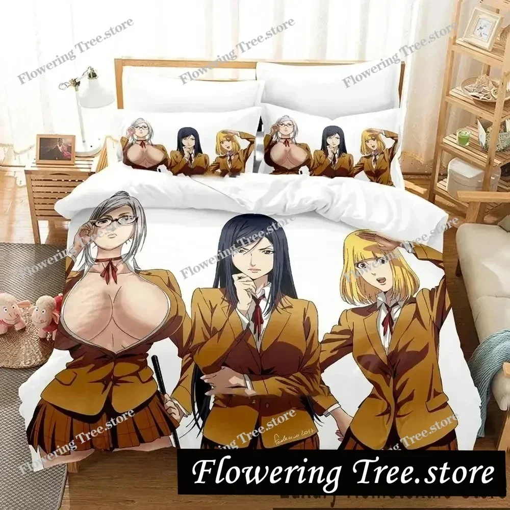 3D Anime Prison School Bedding Set Duvet Cover Bed Set Quilt Cover Pillowcase Comforter king Queen Size Boys Adult Bedding Set
3D Anime Prison School Bedding Set Duvet Cover Bed Set Quilt Cover Pillowcase Comforter king Queen Size Boys Adult Bedding Set