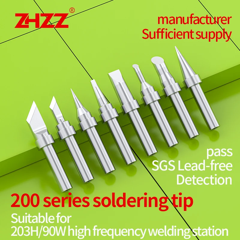 Universal 200 Series Soldering Iron Tips 200-B I K SI H 1C 2C 3C 4C 2.4D Compatible with 203 203H 2000A 376D soldering station
Universal 200 Series Soldering Iron Tips 200-B I K SI H 1C 2C 3C 4C 2.4D Compatible with 203 203H 2000A 376D soldering station