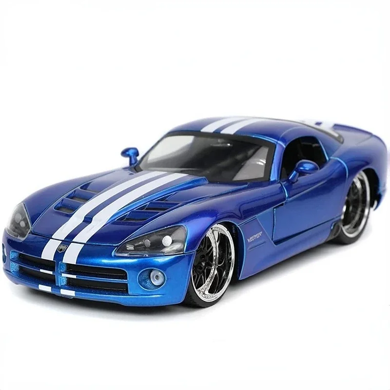 Jada 1:24 Dodge Viper str-10 muscle car High Simulation Diecast Car Metal Alloy Model Car Toys for Children Gift Collection
Jada 1:24 Dodge Viper str-10 muscle car High Simulation Diecast Car Metal Alloy Model Car Toys for Children Gift Collection