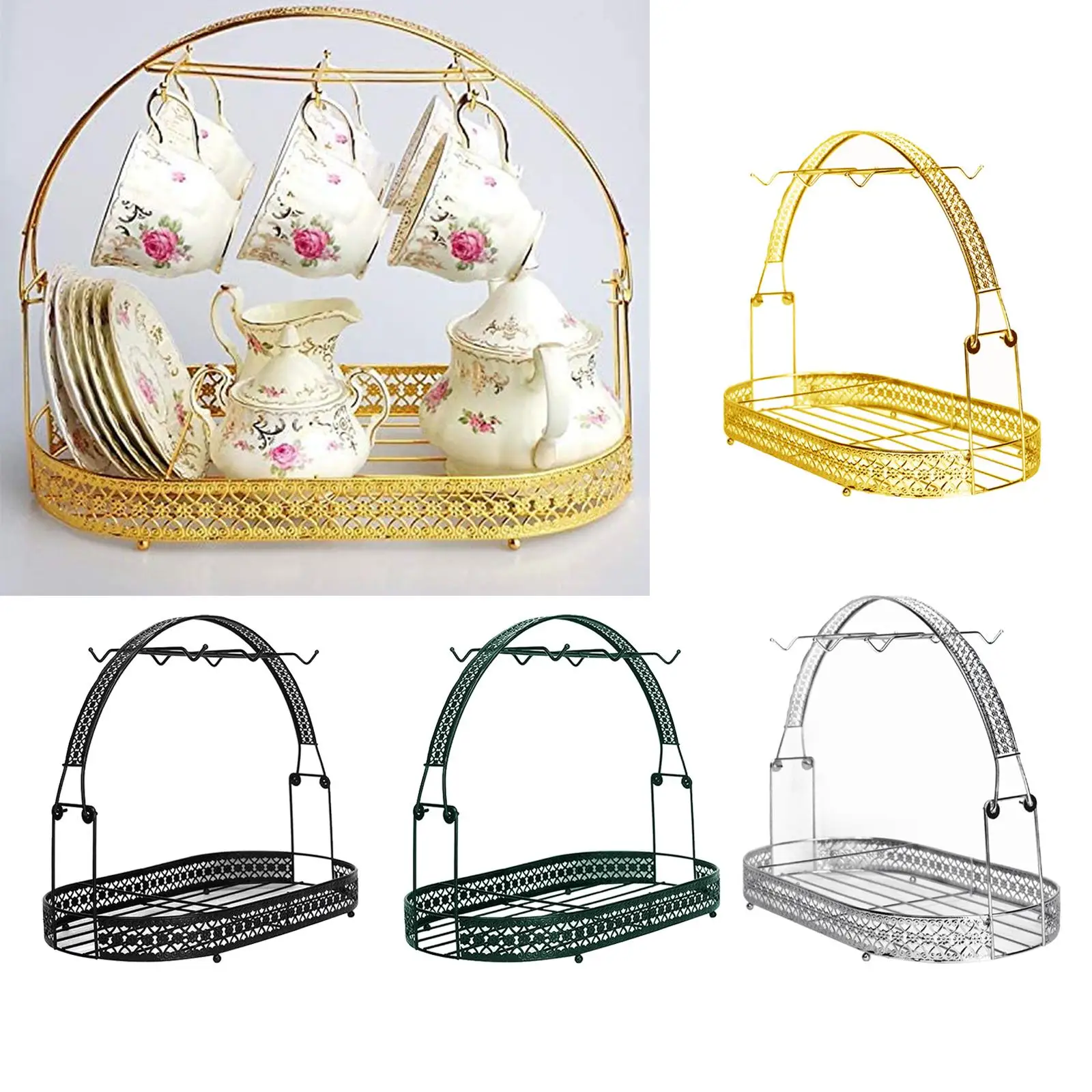 Mug Holder Coffee Mug Rack Coffee Cup Holder Drainer for Counter Restaurant
Mug Holder Coffee Mug Rack Coffee Cup Holder Drainer for Counter Restaurant