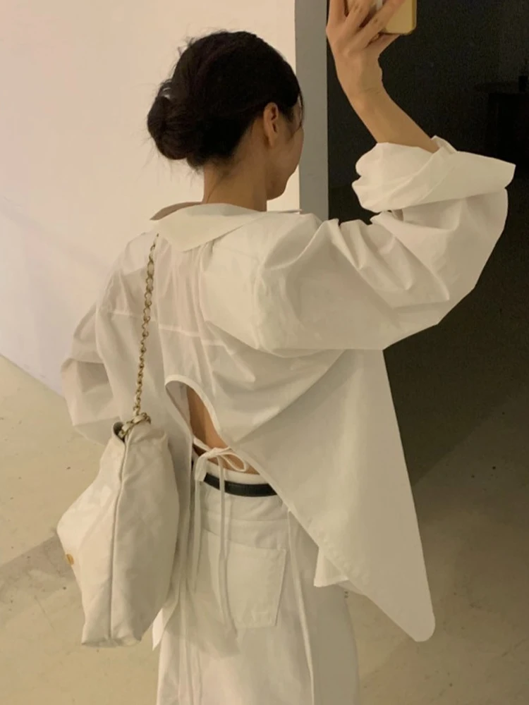 Early Spring Chic Bal Loose Casual irt Korean Sle Long Sve Turn-down Collar Vintage Design Women's Premium Top
Early Spring Chic Bal Loose Casual irt Korean Sle Long Sve Turn-down Collar Vintage Design Women's Premium Top