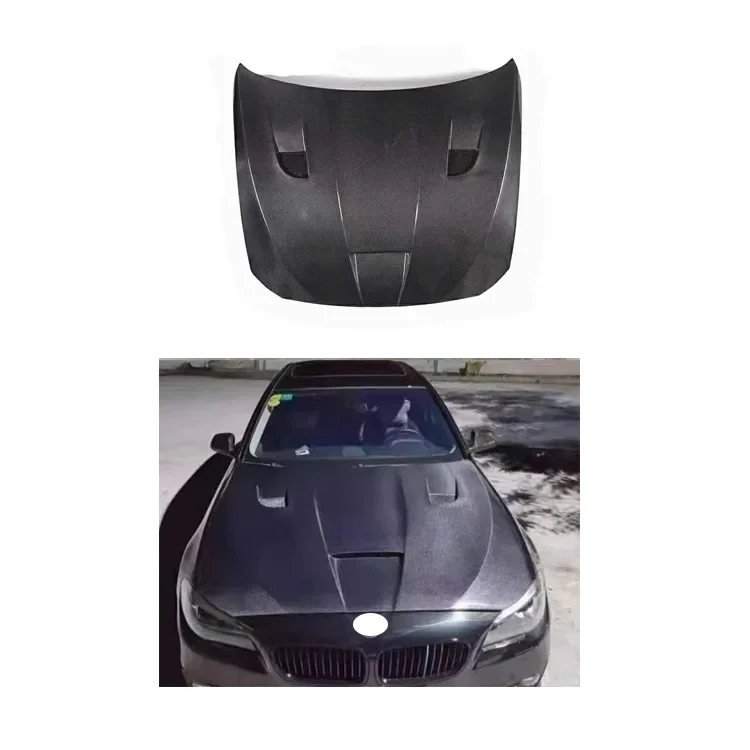 Factory Wholesale Auto Parts Front Bonnet Combat Style Carbon Fiber Engine Hood Covers For BMW 5 Series F10 F18 Hoods 2010-2016
Factory Wholesale Auto Parts Front Bonnet Combat Style Carbon Fiber Engine Hood Covers For BMW 5 Series F10 F18 Hoods 2010-2016
