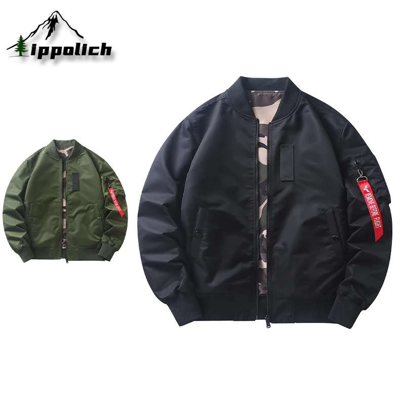 IPPOLICH Spring Autumn American Style Work Pilot Jacket Men's Reversible Casual Coats Outdoor Camouflage Military Fan Outerwear
IPPOLICH Spring Autumn American Style Work Pilot Jacket Men's Reversible Casual Coats Outdoor Camouflage Military Fan Outerwear
