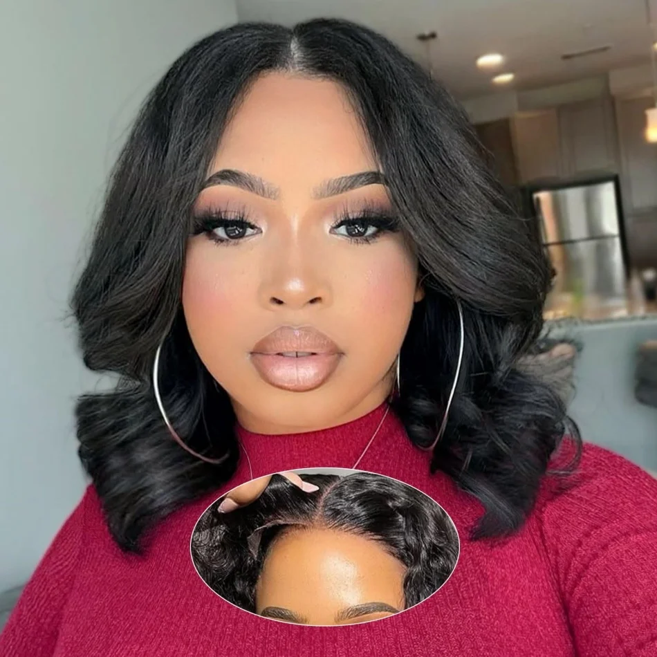 Ready To Go 4X4 5X5 Short Bob Wig Body Wave Glueless Wig Human Hair Brazilian For Women No Lace Frontal Wig Pre Cut No Glue
Ready To Go 4X4 5X5 Short Bob Wig Body Wave Glueless Wig Human Hair Brazilian For Women No Lace Frontal Wig Pre Cut No Glue