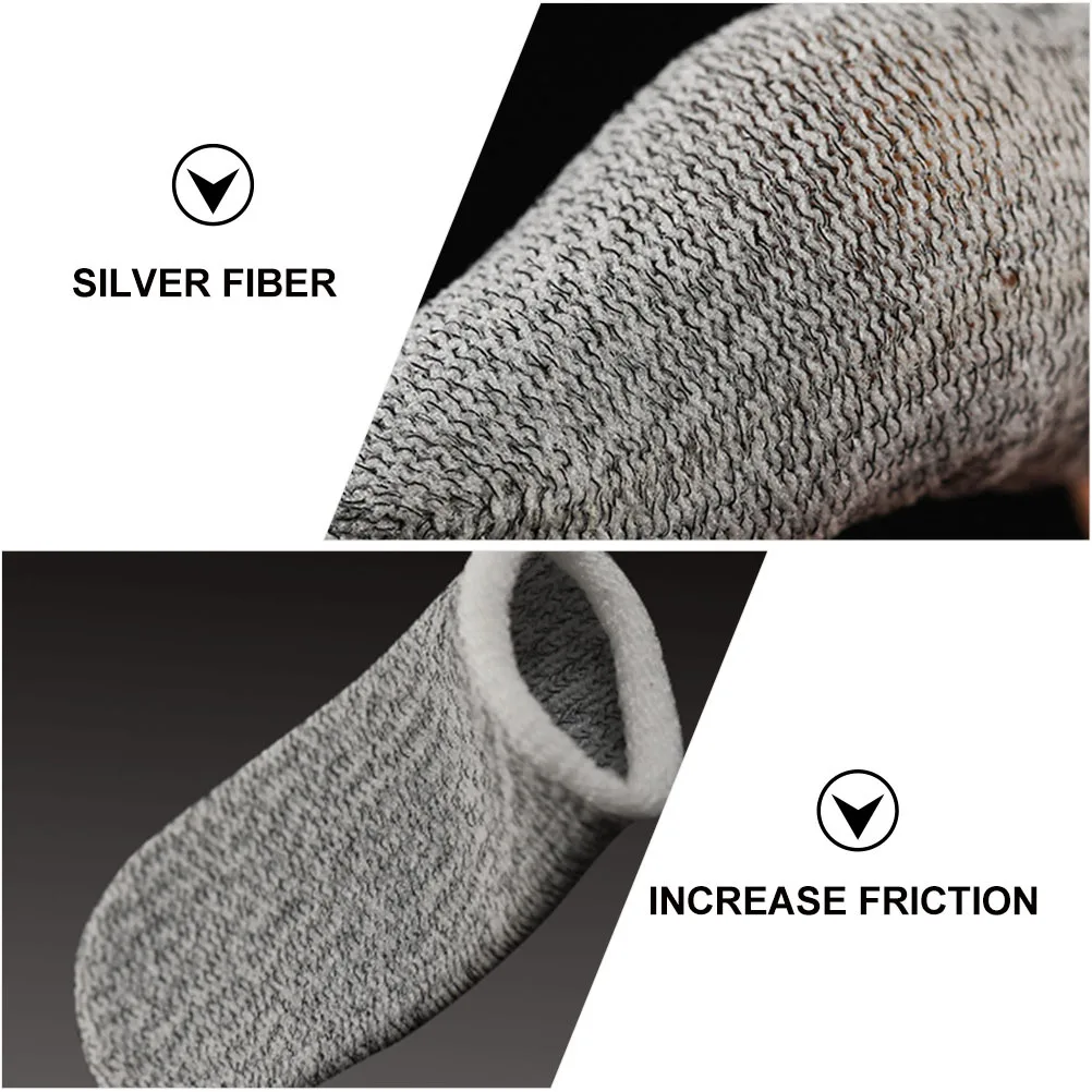 6Pcs Finger Anti-Sweat Sleeves Breathable Lightweight Game Thumb Cover for Smooth Screen Touch Improved Grip Comfortable Gaming
6Pcs Finger Anti-Sweat Sleeves Breathable Lightweight Game Thumb Cover for Smooth Screen Touch Improved Grip Comfortable Gaming