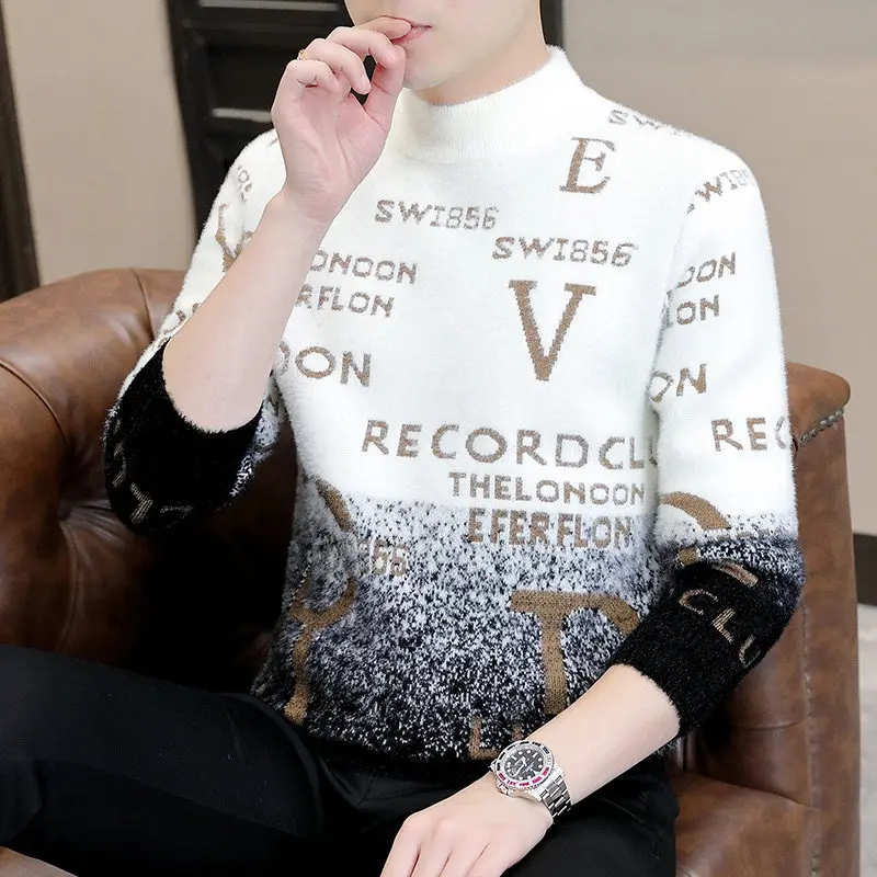 Мужской повседневный зимний свитер Thiened, 2022, универсальный вязаный теплый длинный све, круглый топ из норки и бархата
Мужской повседневный зимний свитер Thiened, 2022, универсальный вязаный теплый длинный све, круглый топ из норки и бархата
