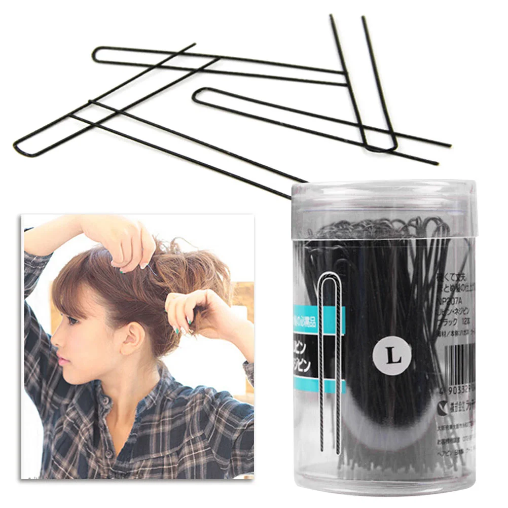 100pcs Women Corrugated Hair U Shaped Hair Stainless Steel Hair Clips for Buns Updo Hairstyles (Black)
100pcs Women Corrugated Hair U Shaped Hair Stainless Steel Hair Clips for Buns Updo Hairstyles (Black)